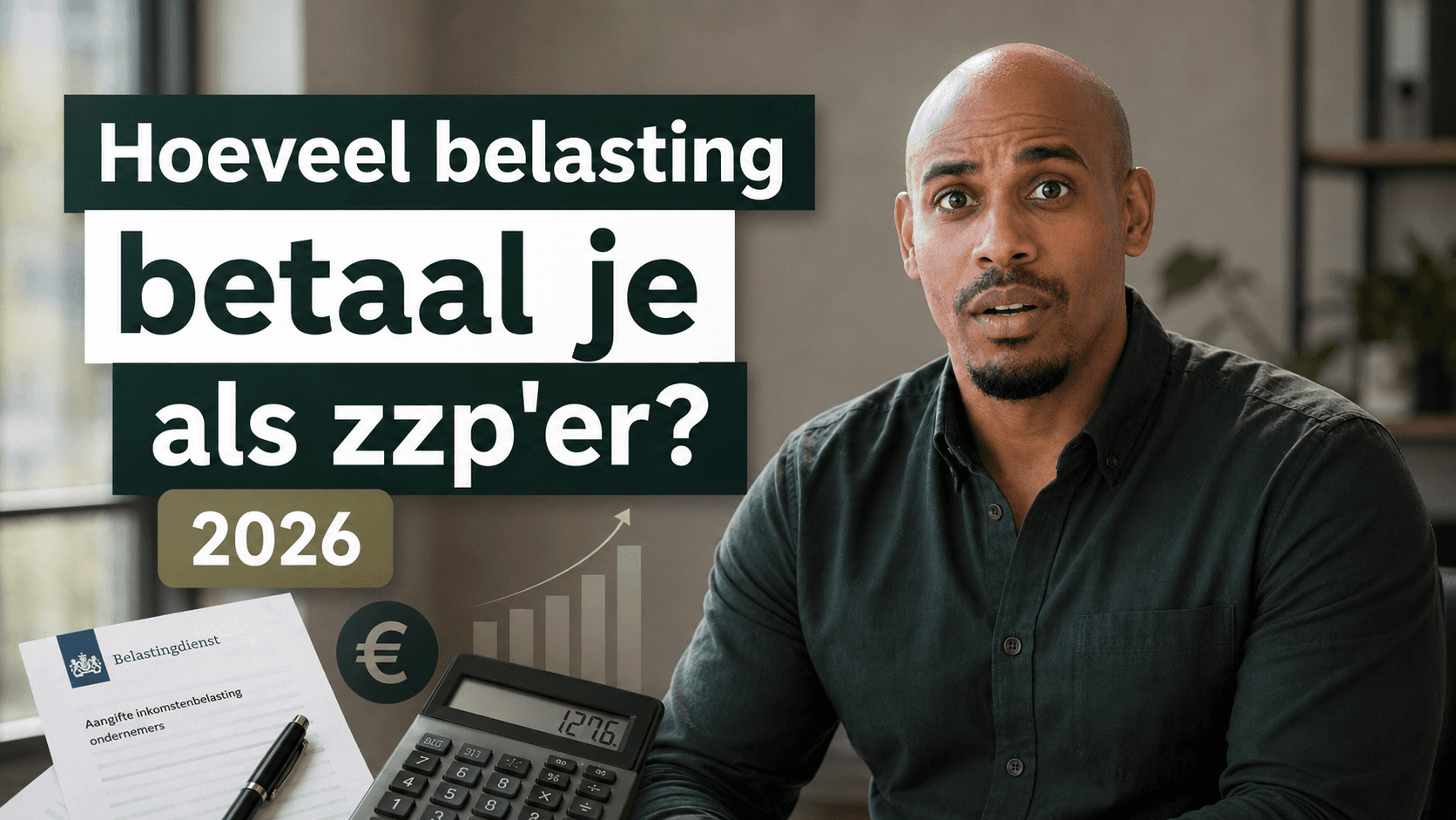 Daniel, maker van berekenzzp.nl, bij de vraag hoeveel belasting je betaalt als zzp'er in 2026